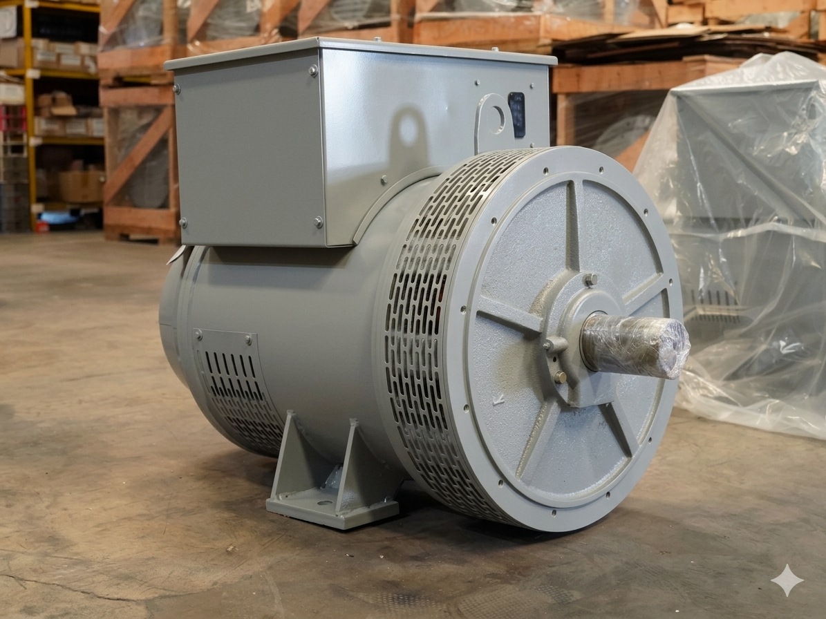 150 KVA 120 KW Double Bearing ลูกปืนคู่