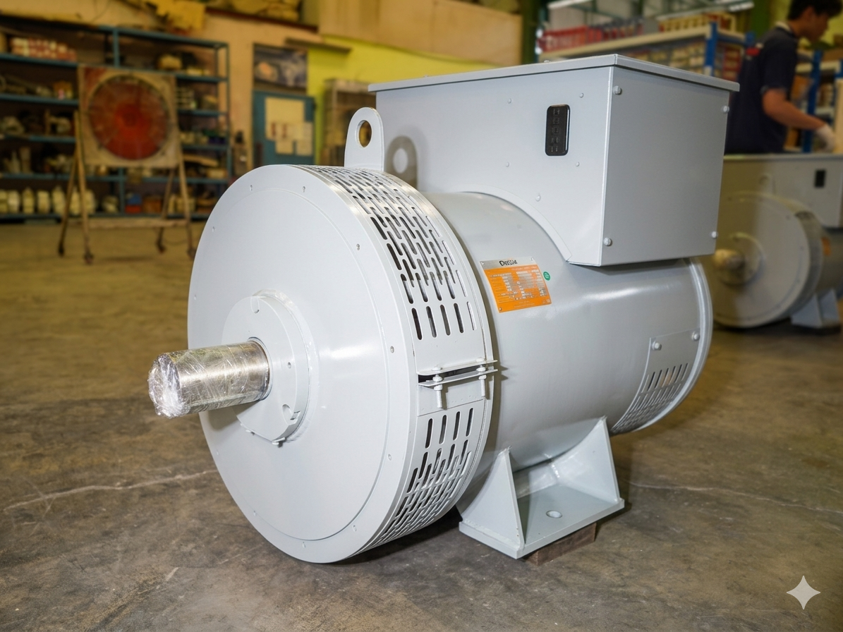 250 KVA 200 KW Double Bearing ลูกปืนคู่